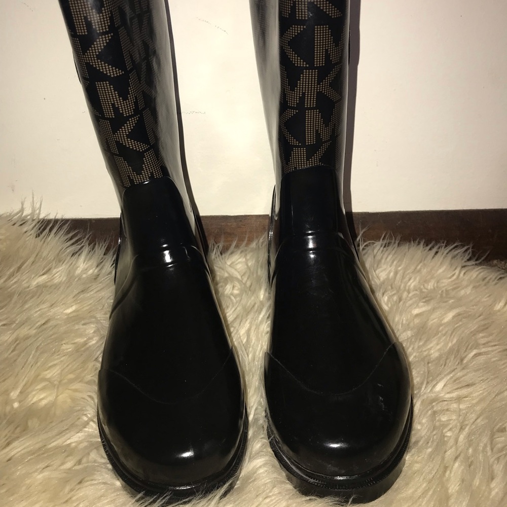 Michael Kors Women's MK Mid Rain Boots size 9M